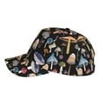 thumbnail image 5 of Daiia Mushrooms and Autumn Leaves print Baseball Cap Men Women Golf Dad Hat Adjustable Original Classic Low Profile Hat Unconstructed Plain Cap, 5 of 9