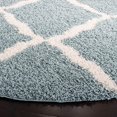thumbnail image 4 of Safavieh Dallas Shag Light Blue Shag Rug - Round 6', 4 of 5