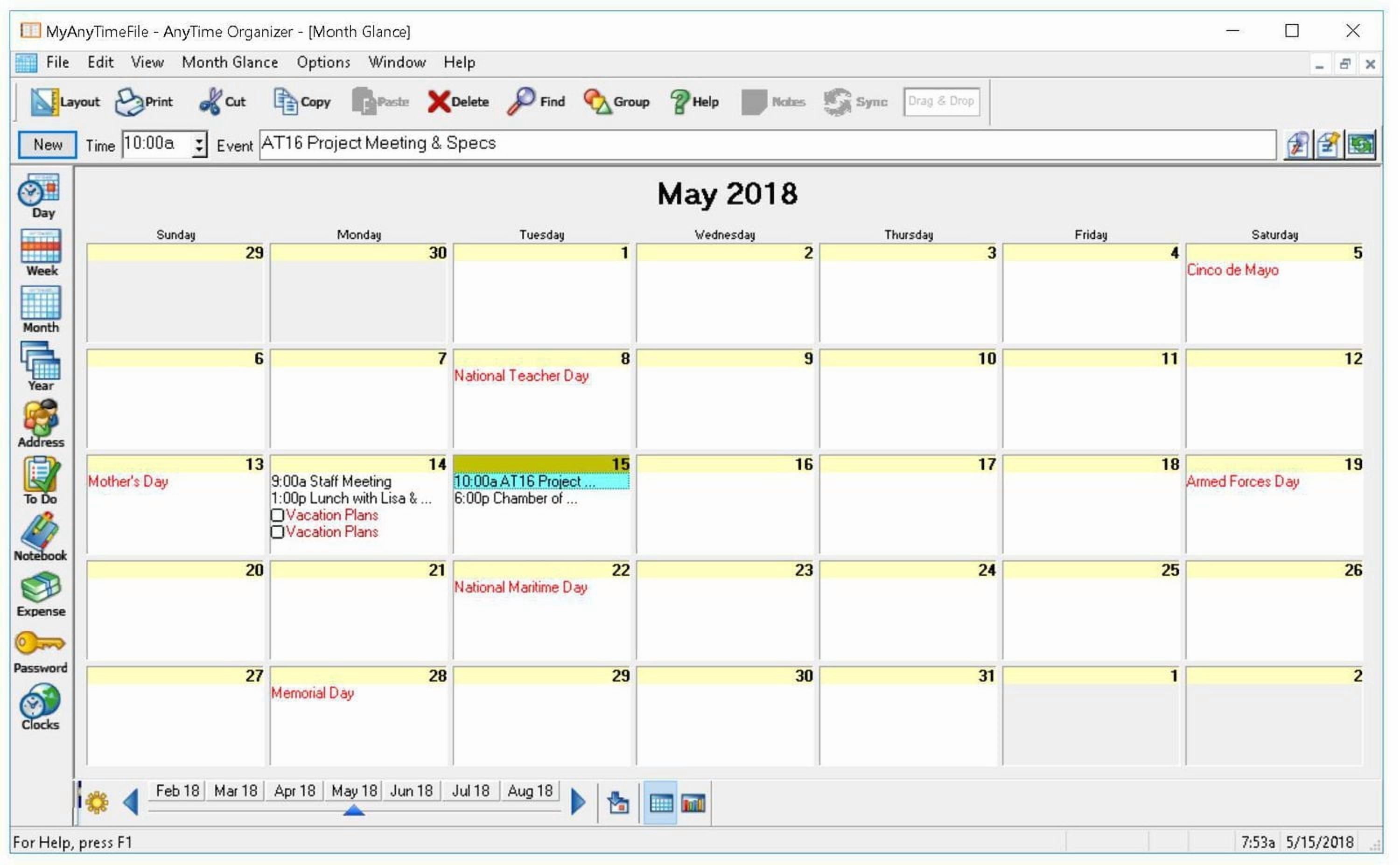 AnyTime Organizer Deluxe 16 [Digital Code]