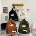 thumbnail image 2 of Corduroy Zipper Backpack, One Size, 2 of 5