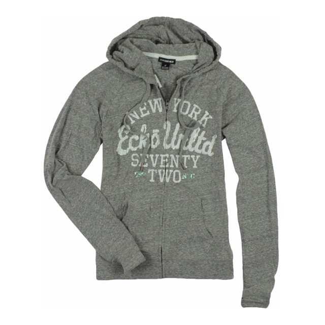 Ecko Unltd. Sudadera con capucha Holiday3 para mujer, gris, pequeña Ecko Unltd. Sudadera