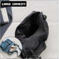 thumbnail image 7 of Sunyuer Washed Denim Crossbody Bag for Women, Large Capacity Multi Pocket Casual Shoulder Handbag, Vintage Adjustable Strap Messenger Purse, Trendy Daily Hobo Bag, 7 of 7