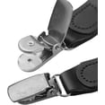 thumbnail image 4 of Suspender Store Herringbone Braided Leather Suspenders - 3/4-Inch Wide - Clip - 2 Colors & 3 Sizes, 4 of 4