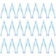 thumbnail image 3 of EeaseMX 100 pinzas desechables de plástico para cuentas médicas y manualidades (azules), 3 of 8