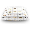 thumbnail image 4 of GZHJMY Throw Pillow Case Decorative Cushion Cover Square Pillowcase, Hipster Puppy Pug Dachshund Dog Sofa Bed Pillow Case Cover(20x20inch) Twin Sides Home Decor, 4 of 4