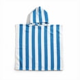 thumbnail image 1 of Serviette à Capuche Réversible Mainstays – Rayures Bleues, 1 of 5