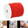 thumbnail image 1 of ESTINK For Jewelry Making Hand Made 1mm X 100m Sewing Making Elastic Thread Elastic Cord DIY Beads String Rope Red Stainless, 1 of 8