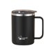 thumbnail image 2 of Taza de doble capa de acero inoxidable 304 | Taza de agua aislante para café de 500 ml con asa | Tapa Impermeable | Duradero, anti-quemaduras, resistente a derrames | Vaso de bebidas calientes y, 2 of 7