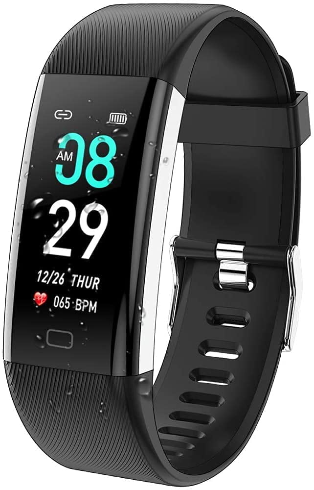 Fitness Tracker Watch, F07 Activity Tracker Health Exercise Watch with  Heart Rate Monitor Waterproof IP68 Smart Fitness Band with Sleep Monitor,  Step