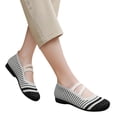thumbnail image 3 of adviicd Mocassins et Chaussures à Enfiler pour Femmes Mocassins pour Femmes Chaussures à Enfiler Chaussures Habillées Décontractées Confortables Noir,41, 3 of 5