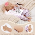 thumbnail image 3 of JIZHI Lifelike Reborn Baby Dolls - 17-Inch Baby Soft Body Realistic-Newborn Baby Dolls Full Vinyl Body Poseable Real Life Baby Dolls Girl with Feeding Kit Gift Box for Kids Age 3+, 3 of 5