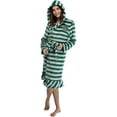 thumbnail image 6 of Harry Potter Juniors' Striped Hooded Fleece Robe Pajama Bathrobe - Gryffindor Hufflepuff Ravenclaw Slytherin, 6 of 6