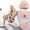 thumbnail image 6 of Orange Hats Warm Soft Baby Beanie Hat Infant Newborn Toddler Kids Winter Warm Knit Cap Cute Autumn Winter Knitted Hat for Boys Girls, 6 of 6