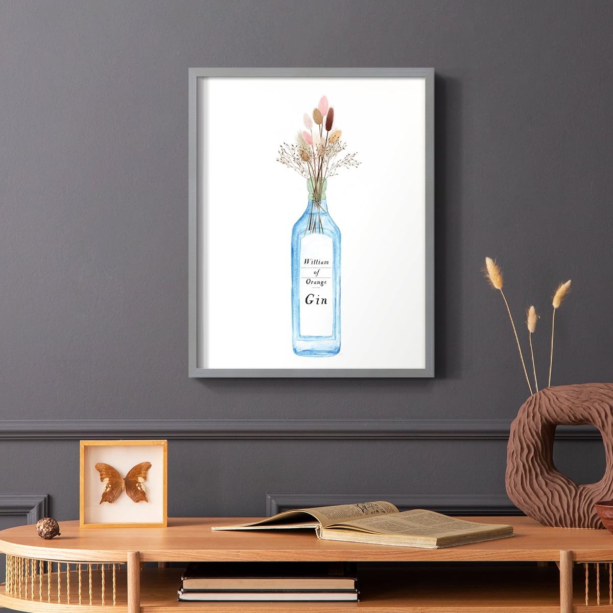 William of Orange Gin Framed Print - Solid Wood in Single Picture Frame Solid Wood 2 Framed Print