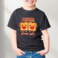 thumbnail image 2 of TZEWGL Cute Shirt For Girl Graphic Printing Round Neck Short Sleeve Boy Top For Kids size 8-9T, 2 of 4