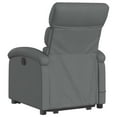 thumbnail image 3 of vidaXL Stand Up Massage Recliner Chair Dark Gray, 3 of 5