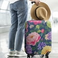 thumbnail image 2 of Pioneer Flower Floral Print Pattern Luggage Cover Fashion Suitcase Cover Baggage Covers Fit 25-28 Inch Luggage (Go Travel), 2 of 5