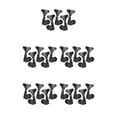 thumbnail image 3 of xinxixnxx 1/2/3/5 Premium Bass Part String Tuning Peg Tuner Bouton de Tête de Machine Scellé Noir 2 Gauche 3 Droite 5PCS, 3 of 6