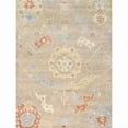 thumbnail image 4 of Pasargad Home Oushak 6' x 9' Hand-Knotted Wool Beige/Ivory Rug - All Ages, Indoors, 4 of 6
