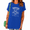 Blue, variant on Women's Paleo Study Lady Retro Prehistoric Dinosaur Fossil Skeleton Funny Text Graphic Short Sleeve T-Shirts Black Tops