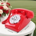 thumbnail image 5 of Vintage Voice Recording Guest Book Telephone – Audio Guest Book Phone for Weddings, Bridal Showers, Anniversaries & Special Events, Retro Wedding Voice Recorder,USB Rechargeable, Wedding Gift (Red), 5 of 7