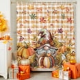 thumbnail image 4 of Shower Curtains for Bathroom-72"x72",Autumn Fallen Leaf Gnome Waterproof Bath Curtain Grommet Shower Curtain Set with Hooks, 4 of 6