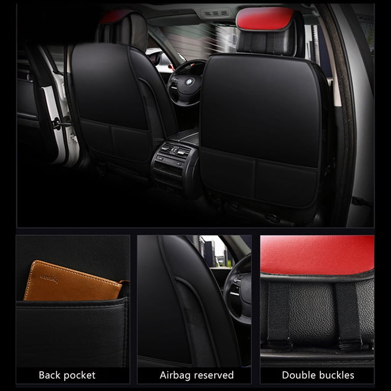 OTOEZ Universal PU Leather Car Seat Covers, 5-Seat Full Set photo 8