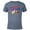 Navy Heather, variant on Disney and Pixar’s Up Carl and Ellie Valentine Voyage - Short Sleeve Blended T-Shirt for Adults - Customized-Yellow