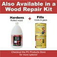 thumbnail image 2 of PC Products Wood Repair Epoxy Paste and Wood Hardener Kit, PC-Woody 96 oz and PC-Petrifier 1 Gallon, 2 of 6