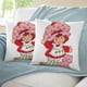 thumbnail image 3 of Strawberry Shortcakes Fundas de almohada de terciopelo con tema, regalos de funda de almohada, decoración para el hogar, cojín de lanzar, regalo de cumpleaños para fans y parejas. 45cm x 45cm., 3 of 6