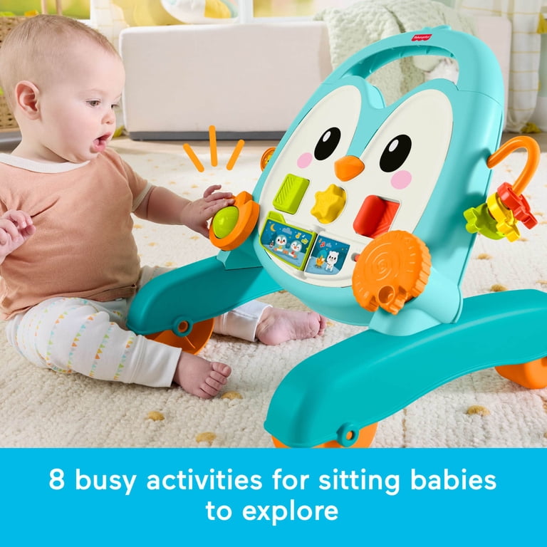 Fisher-Price 2-in-1 Musical Penguin Activity Walker, Baby to