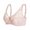 Beige, variant on Women's Plus Size Lace Unlined Underwire Bra with Added Support
