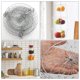 thumbnail image 2 of Cesta colgante para frutas de cocina, cesta colgante para frutas de 3 niveles, cesta colgante de alambre resistente, 2 of 6