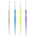 thumbnail image 1 of LOVEVER4pcs Latch Hook Crochet Needle Wig Braid Tool Hair Crochet Hooks Wig Weaving Tools, 1 of 6