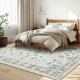 thumbnail image 6 of FENGGUIQU Area Rugs Washable Soft Non-Slip Low Pile Stain Foldable Carpet for indoor and outdoor Blue 95.89x119.87in, 6 of 7