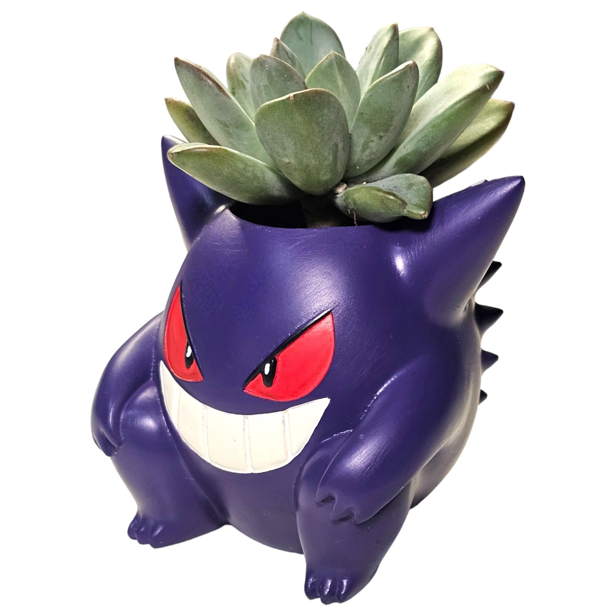 Gengar Planter Pot – 5 Inch | Fun Pokemon Succulent Pot with Drainage Hole