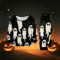 thumbnail image 6 of Matching Family Halloween Pajamas Set, Cute Spooky Pumpkin Ghost Long Sleeve PJs Sleepwear Loungewear Gift for Holiday Season, 6 of 6
