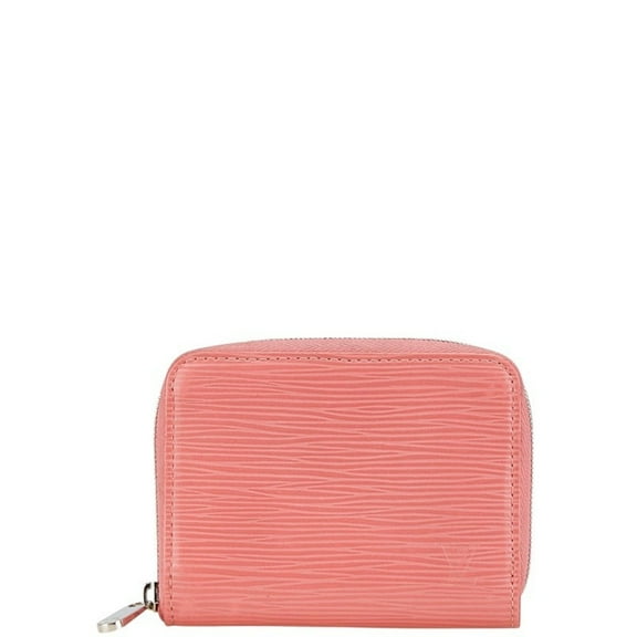 Pre-Owned Louis Vuitton Epi Zippy Coin Purse Case M60593 Coral Orange Leather Women's... (Good)