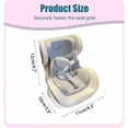 thumbnail image 2 of Hamster Car Seat, Road Trip Vehicle Pet Vent Clip Magnetic, Adjustable Leash Squirrel Booster Seats, Gerbils Feeding Sofa Carrier, Mini Doll Cars Seat Tray(Teal), 2 of 7