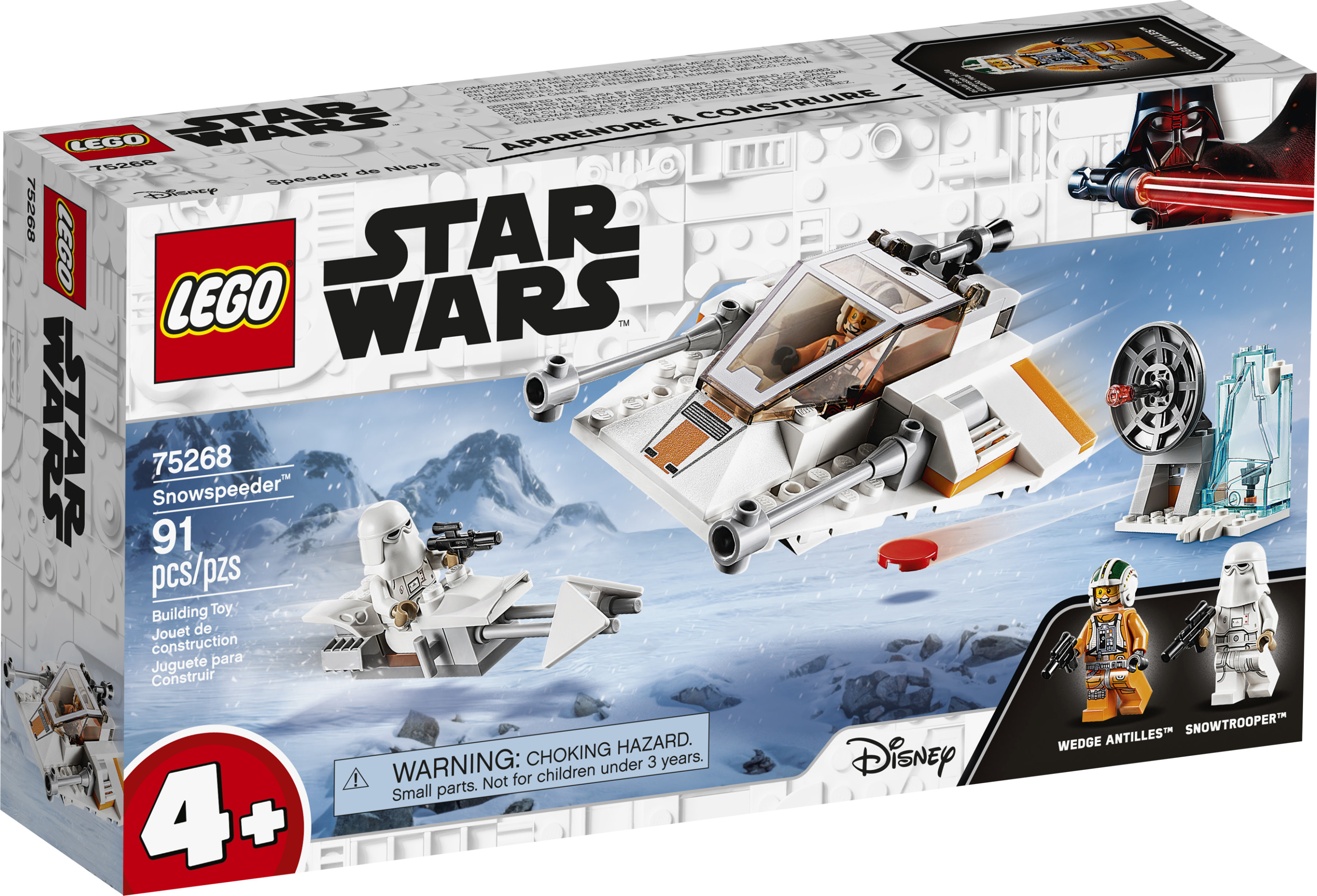 LEGO Star Wars Snowspeeder 75268 Starship Creative Building Toy for Preschool Children 4+ (91 pieces) - image 5 of 7
