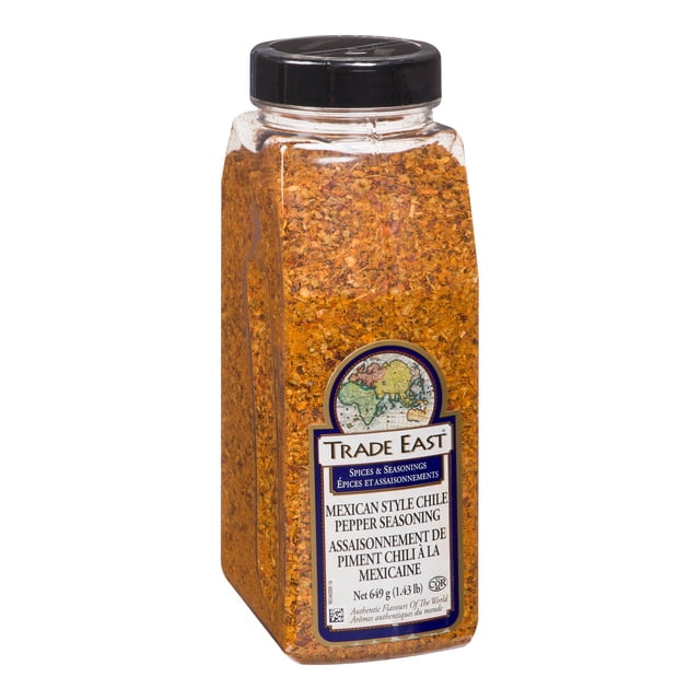 Trade East Assaisonnement Piment Mexicain / 649g/unité, 12 Unités/caisse