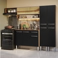 thumbnail image 2 of Cocina Integral 229cm Marrón/Negro Emilly Madesa 07, 2 of 5