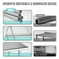 thumbnail image 3 of Kleensteel NSF 24x24 Stainless Steel Workbench with Adjustable Undershelf, Heavy-Duty Commercial Prep Table, 3 of 11
