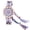 D, variant on Women's Bohemian Rainbow Braided Strap Watch: Floral Dial for Casual, Gift, Daily