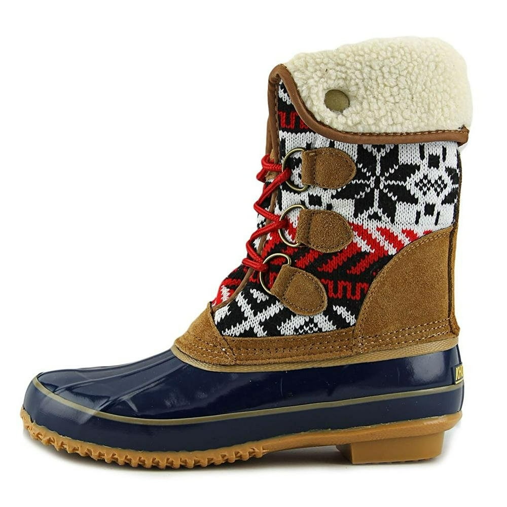 Khombu Khombu Womens Jenna Leather Closed Toe MidCalf Cold Weather