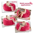 thumbnail image 4 of Oversized Memory Foam Bean Bag Chair, Large Gaming Sofa & Working Lounge Loveseat, Cozy Floor Couch with Washable Cover & Sleeper Bed for Living Room, Great Holiday Gift, 4 of 5