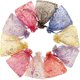 thumbnail image 1 of 100 bolsas de organza, 10 x 15 cm, 10 diseños mixtos, bolsas de regalo de organza con cordón, bolsa de joyería, bolsas de lavanda, bolsas de dulces, regalos de boda, 1 of 5