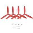 thumbnail image 4 of 4 piezas mejoradas CW CCW tornillo hélice X4 H501S RC repuestos rojo perfke Hélice RC Drone, 4 of 4