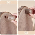 thumbnail image 3 of Soporte de madera para pastel de 30-33 cm, redondo, con patas, estilo rústico., 3 of 5