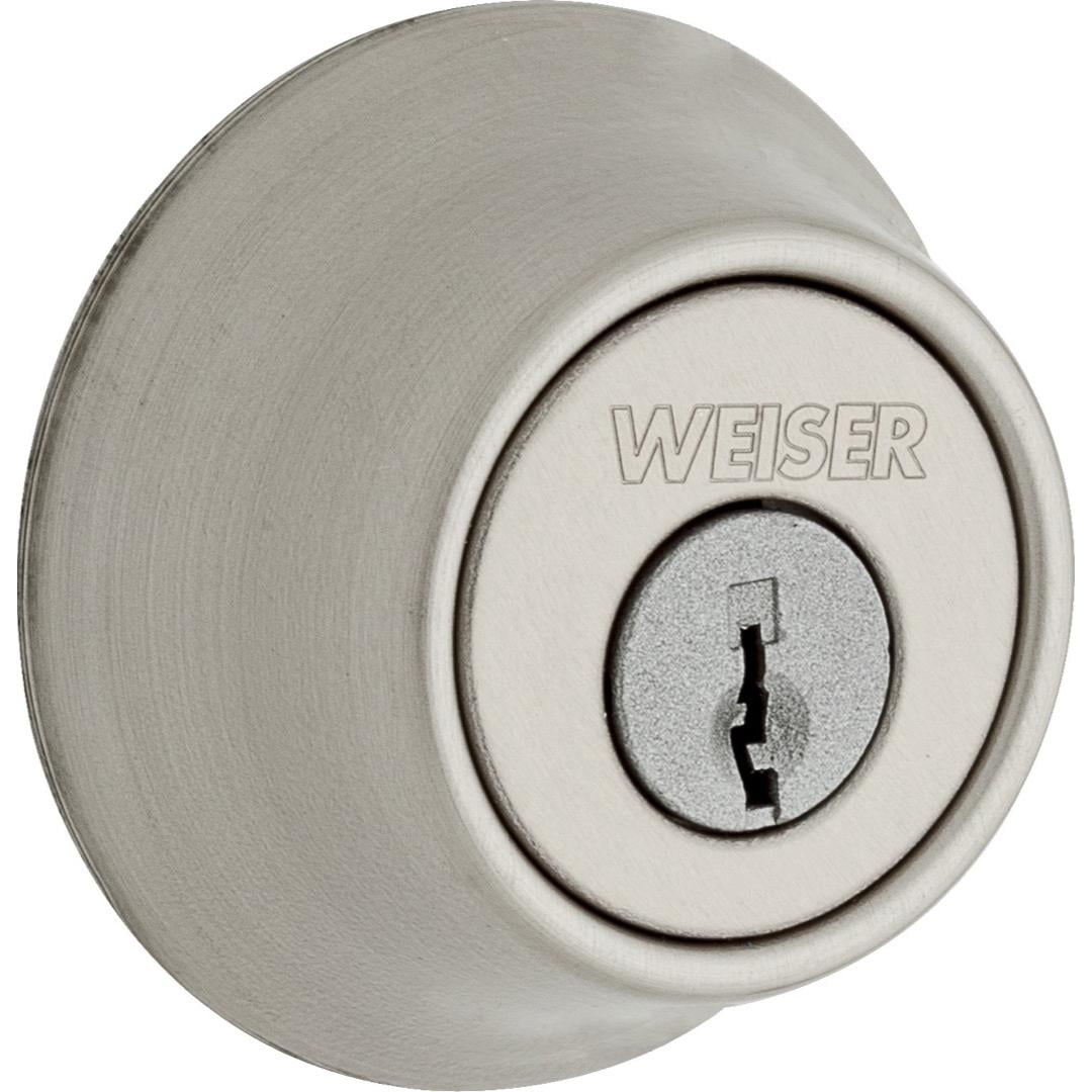 Wieser Elements Series Deadbolts GDC9471 (Weiser Keyway, Satin Nickel